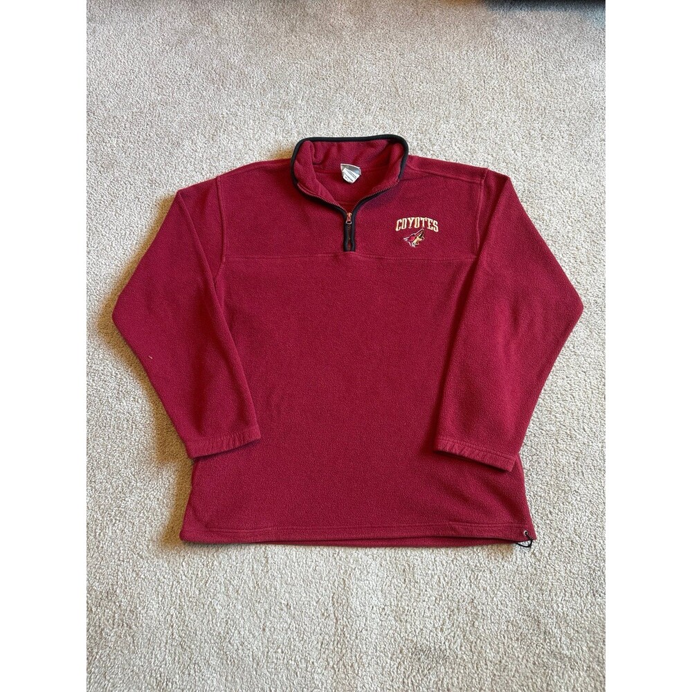Arizona Coyotes NHL Men’s 1/4 Zip Fleece Size Large